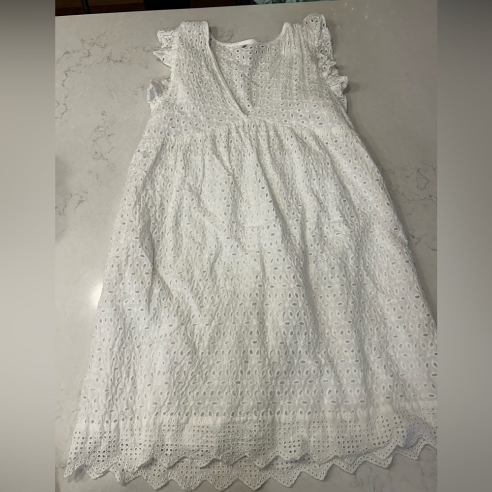 White Eyelet Dress Size M